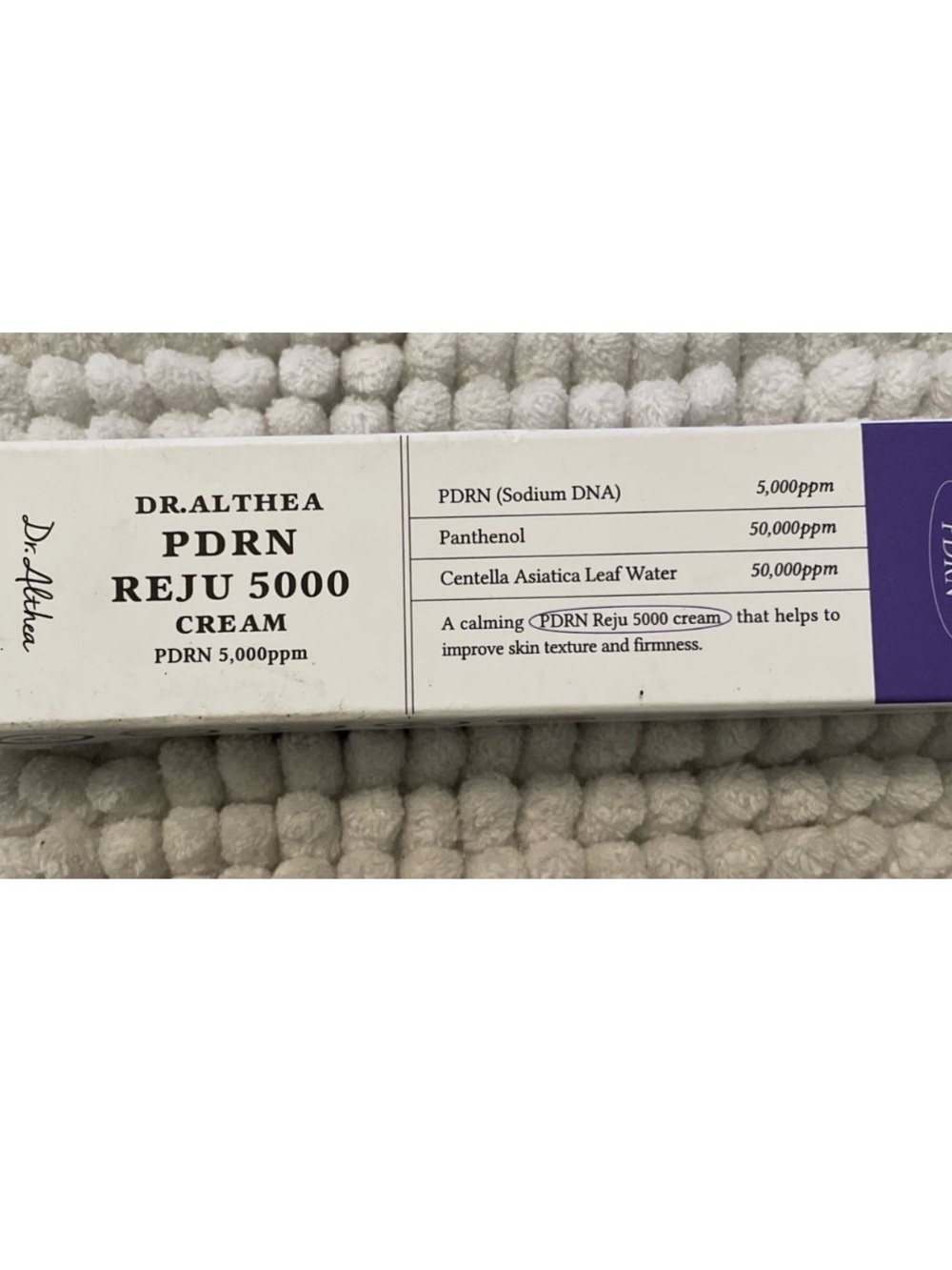 DR. ALTHEA PDRN Reju 5000 Cream - White & Purple 20g